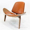 Hans J Wegner Style Shell Chair CH07 lounge chair in livingroom